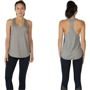 Icyzone Light Gray Racerback Athletic Tank